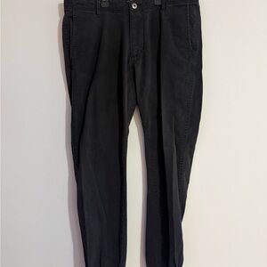 Dockers Black Canvas Joggers Mens Size 34x32